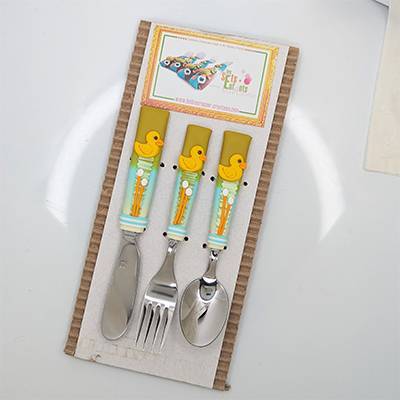 couverts enfants Gaspard le canard