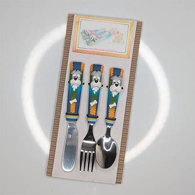 Couverts enfants Vincent le chien