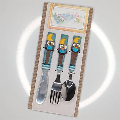 Couverts enfants Chouchou le Hibou