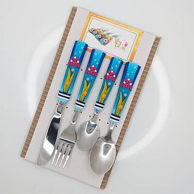 Couverts enfants Poulpinou la petite pieuvre