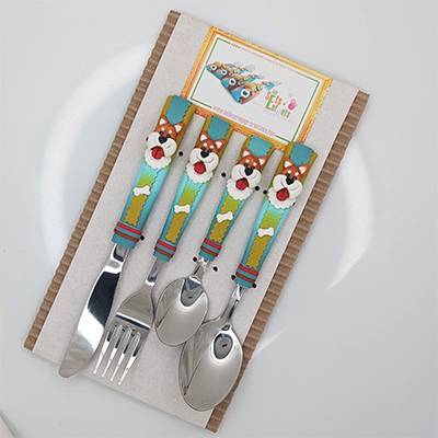 Couverts enfants Shiba le chien de la Reine