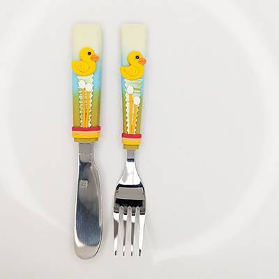 Duo Couteau fourchette Gaspard le canard