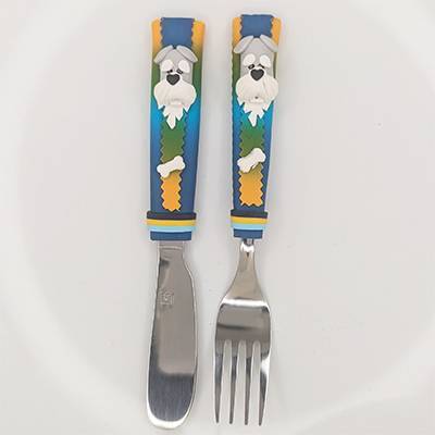 Duo Couteau fourchette Vincent le chien
