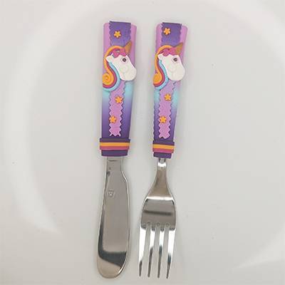 Duo Couteau fourchette Lone la Licorne