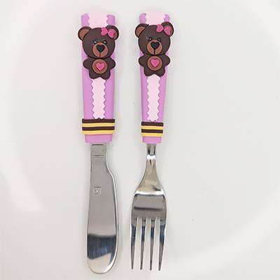 Duo Couteau fourchette Marmousse l'ourse