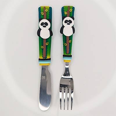 Duo Couteau fourchette Panda