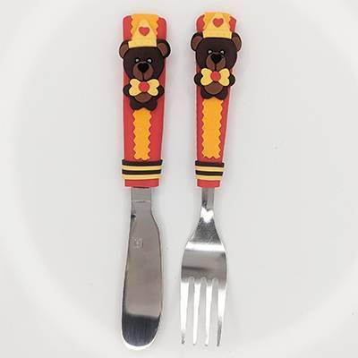 Duo Couteau fourchette Bao l'ours Joyeux