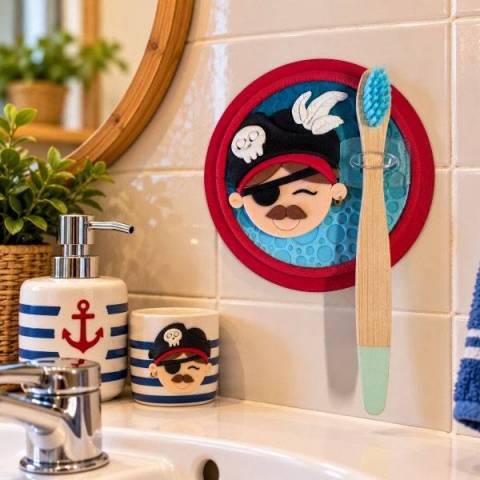 porte brosse � dent Pirate