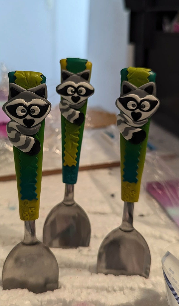 Cuill�res Raton laveur